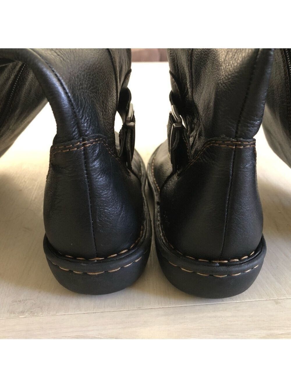 b.o.c. Boho Size 7M Oliver Leather Riding Boots Buttery Soft Pebble Grain Leathe - Picture 6 of 11